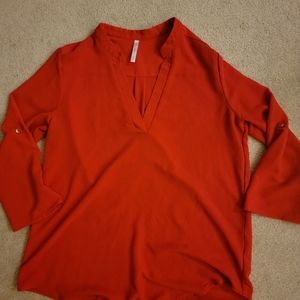DNA couture red blouse (S)